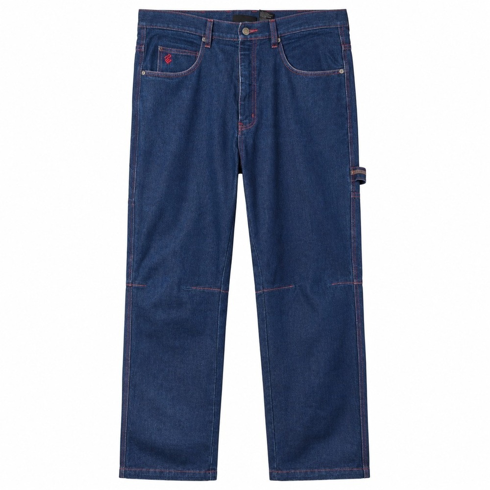 Rocawear Jeans Mens 38x34 Baggy Carpenter Denim Red Stitch Y2K Hip Hop Pants